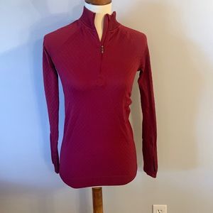 [lululemon] Raspberry Stretchy Knit Sweater - Size 4
